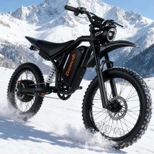 20  x4  Electric Dirt Bike 3000W Electric Motorcycle 48V 20AH E-MoutainBike 37MPH