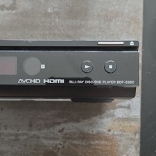 Sony BDP-S360 Blu-ray Player Black 1080p HDMI BD-Live w/ Remote UK Lead