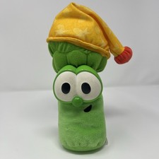 Veggie Tales Junior Asparagus Plush Electronic Light Up Bedtime Fisher Price Toy