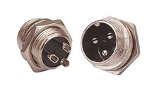 XLR Male 3 Pin Panel Connector