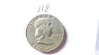 FRANKLIN HALF DOLLAR, 1952-P, 90% SILVER, ---118