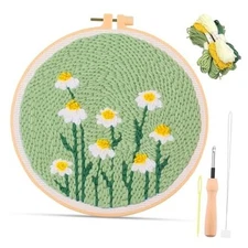 DIY Punch Needle Kit, 8in Punch Needle Kits Adults Beginner for Gift and 