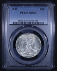 1939 Walking Liberty Half Dollar - 50c PCGS MS63 - Nice Example!