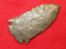 Authentic Native American artifact arrowhead Wisconsin Pulaski point M8