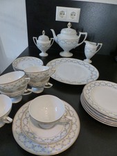 Königl. Pr. Tettau Kaffeeservice Porzellan 6 Personen 22 Teile