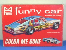 Mpc Color Me Gone 1967 Dodge Charger Funny Car 700-200 Unbuilt Complete 125 Mpc Color Me Gone 1967 Dodge Charger Funny Car 700-200 Unbuilt Complete 125
