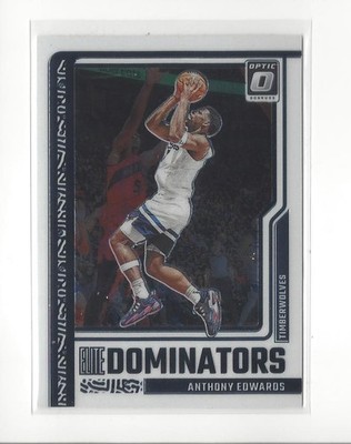 2023-24 Donruss Optic Elite Dominators #12 Anthony Edwards T-Wolves