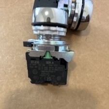 Sprecher + Schuh D7-X10 Blue Momentary Panel Push Button Switch, Pack of 2