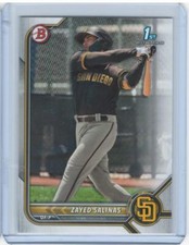 Zayed Salinas 2022 Bowman #BP-122 SN San Diego Padres