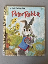 The Tale of Peter Rabbit by Beatrix Potter 1981 a Little Golden Book 14th Print