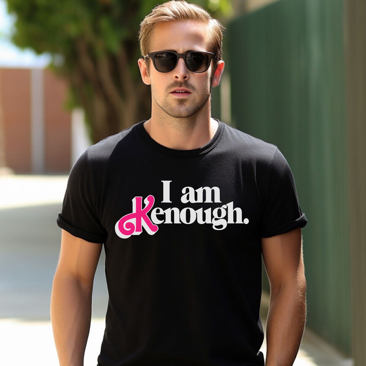 I Am Kenough Funny T-Shirt For Men & Women - 100% Cotton Unisex Tee (Barbie Movie Inspired) - View #2