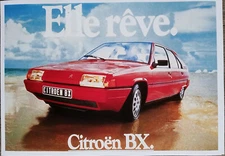 CITROEN BX ELLE REVE -  AFFICHE POSTER