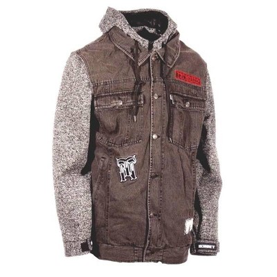 denim snowboard jacket
