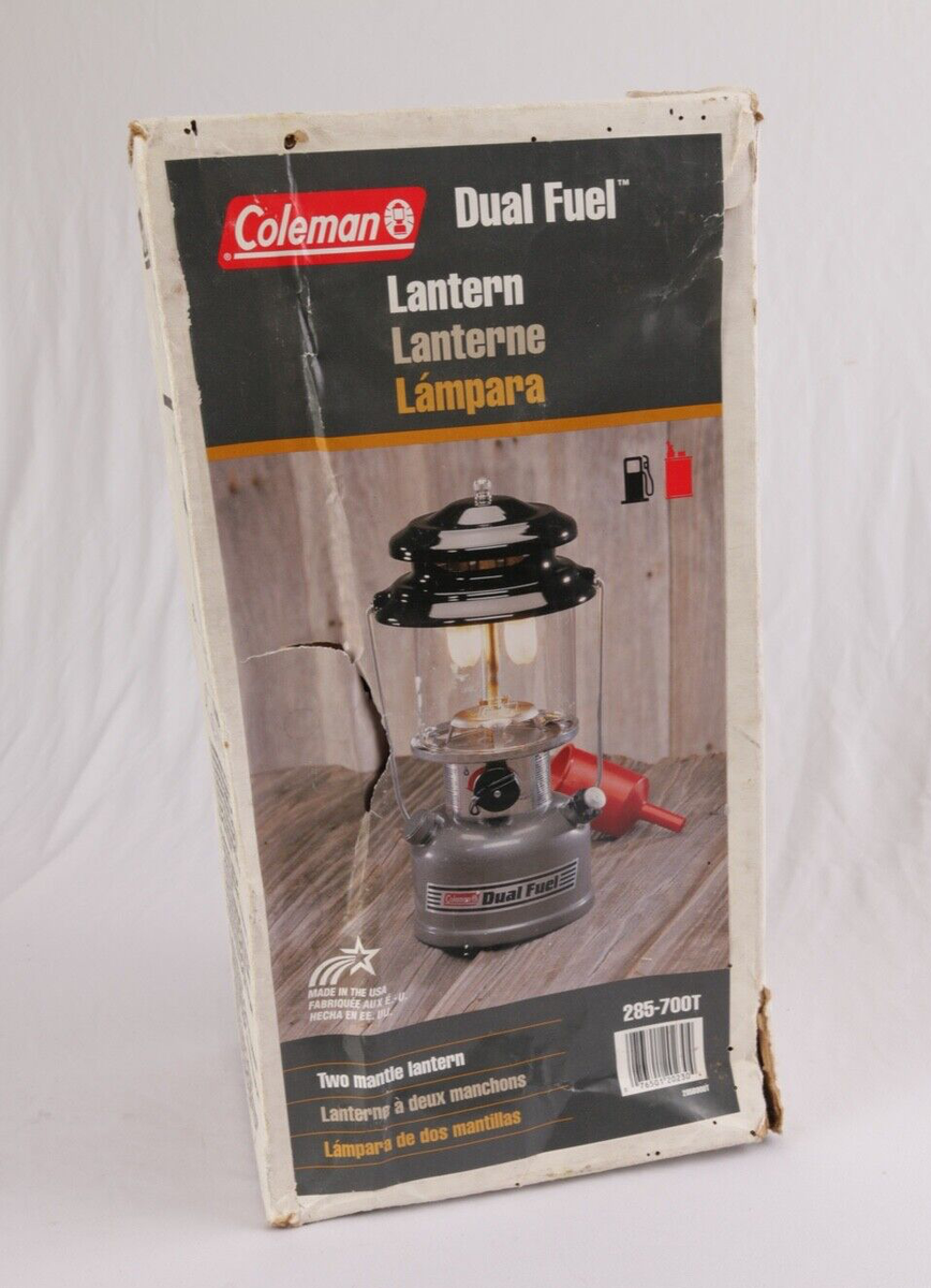 【美品】Coleman Dual Fuel ランタン 285A700 VINTAGE Coleman Dual Fuel 285A700 Gas Camp Camping Lantern