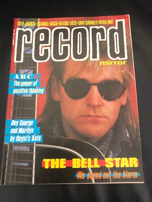 RECORD MIRROR JANUARY 1984 - THE ALARM ABC FRANKIE GTH 23 SKIDOO HAYSI FANTAYZEE
