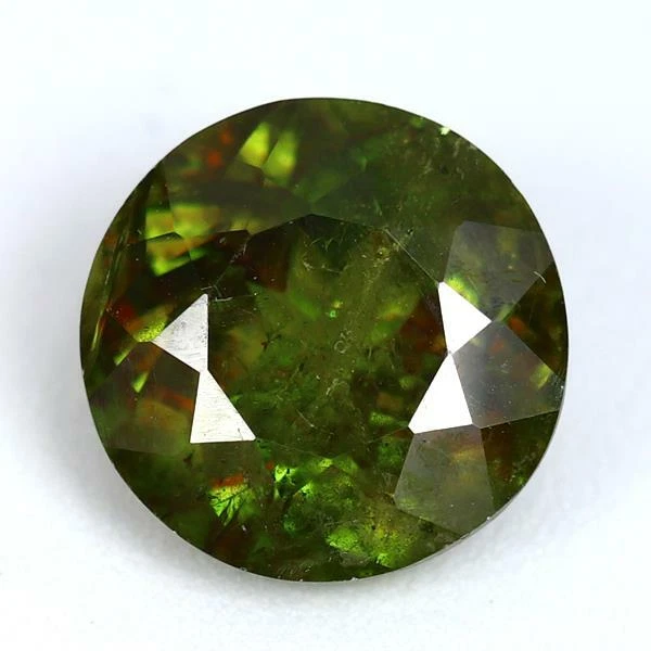 2.60 CTS NATURAL COLOR CHANGE CHROME SPHENE TITANIUM GEMSTONE WITH