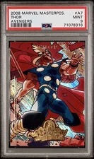 2008 Marvel Masterpieces Avengers #A7 Thor PSA 9 🔥 RARE 🔥