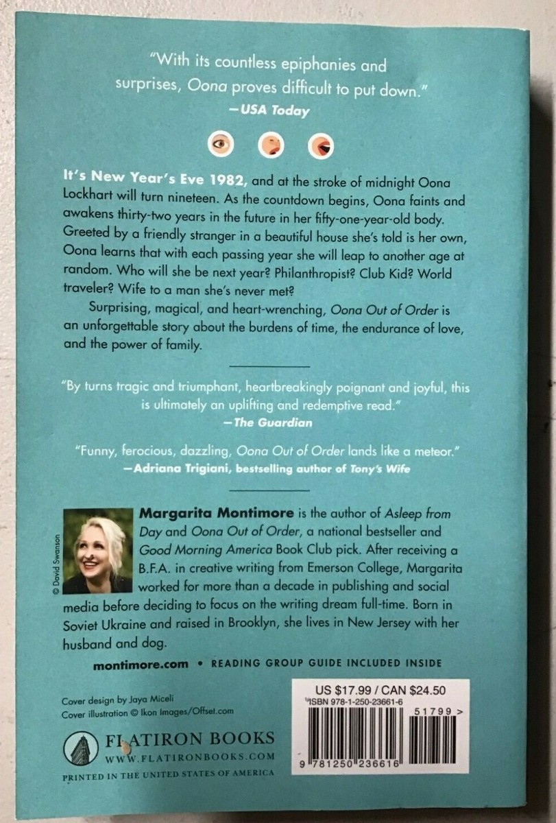 Oona Out of Order Paperback by Margarita Montimore NEW