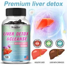 Liver Detox & Cleanse 28-IN-1 Supplement - Supports Digestive And Liver Health