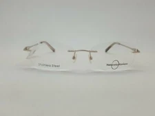 1 Unit New Naturally Rimless Gold Eyeglass Frame 52-18-135 #395