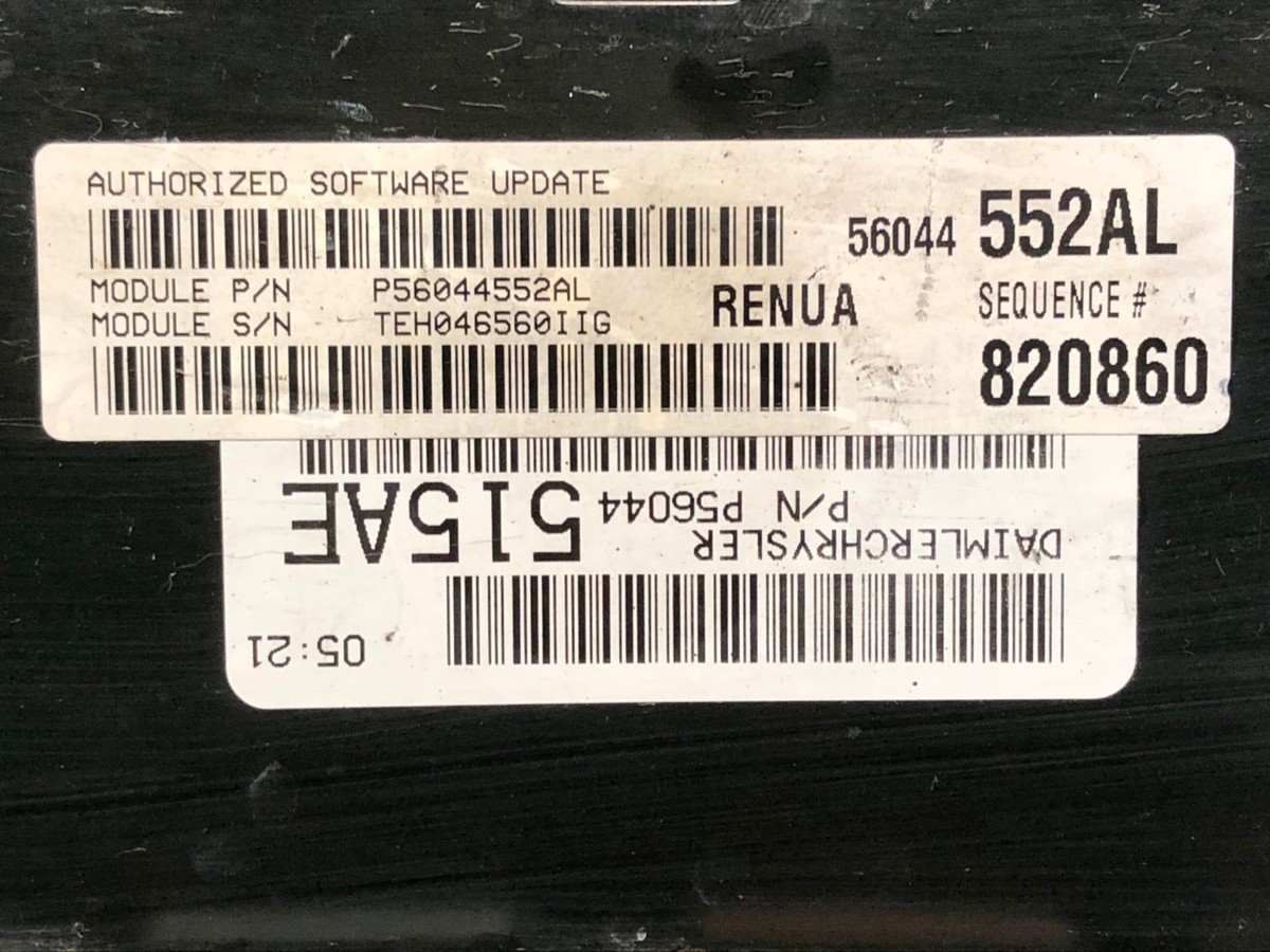 REFLASHED VIN PLUG & PLAY 05 JEEP GRAND CHEROKEE 4.7 ECU ECM PCM