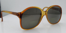Vintage Terri Brogan 8713 11 Brown Oval Horn-Rim Sunglasses Canada FRAMES ONLY