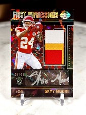 SKYY MOORE RPA /25 Black Ice 2022 Illusions  First Impressions 3 COLOR PATCH