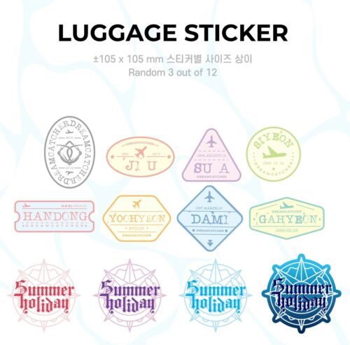 Dreamcatcher Special Mini Album Summer Holiday Luggage Sticker - Picture 1 of 13