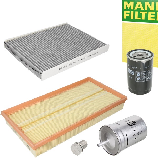 MANN-FILTER Filter Filtersatz Aktivkohlefilter FüR A3 Altea Octavia Golf Inkl.-image