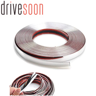 #ad #ad Chrome Trim Molding Strip Car Door Window Bumper Side Trime Protector 25MM x 3M $9.49