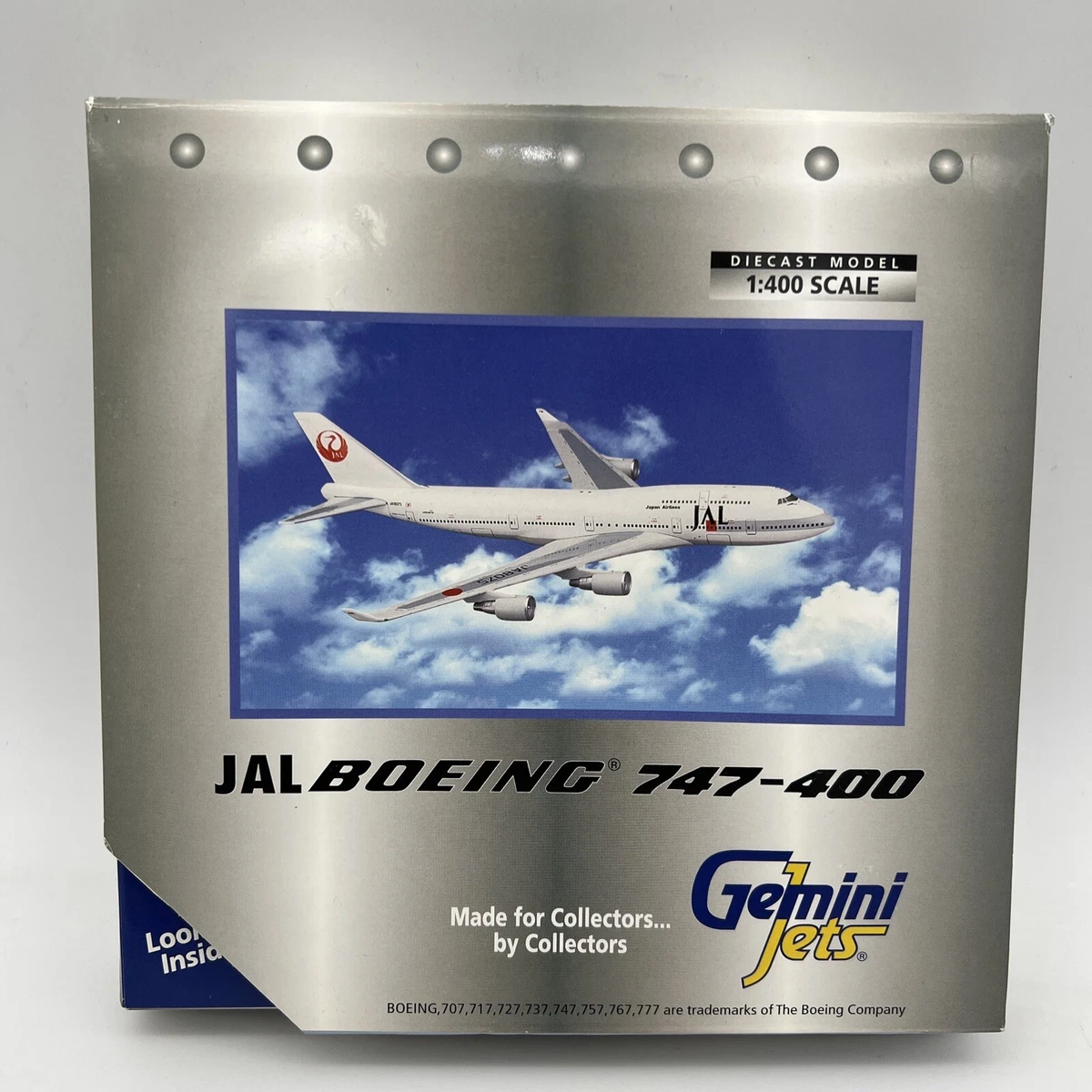 貴重品！日本航空機 JALジャル BOEING 747-400 1/100模型