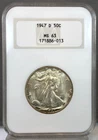 1947-D U.S. 50c Walking Liberty Half Dollar NGC MS63 ~ Old Holder