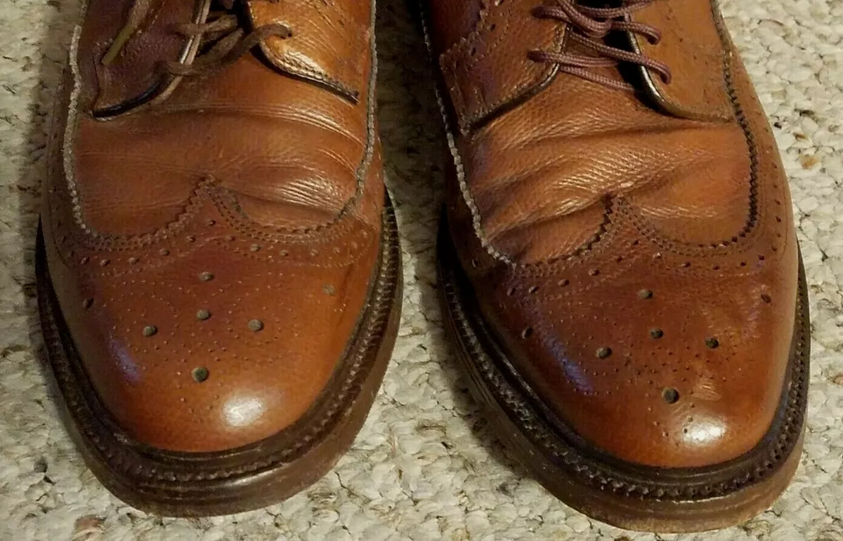 Hanover LB Sheppard Calfskin Long Wing Blucher 2312 Brown 12 A