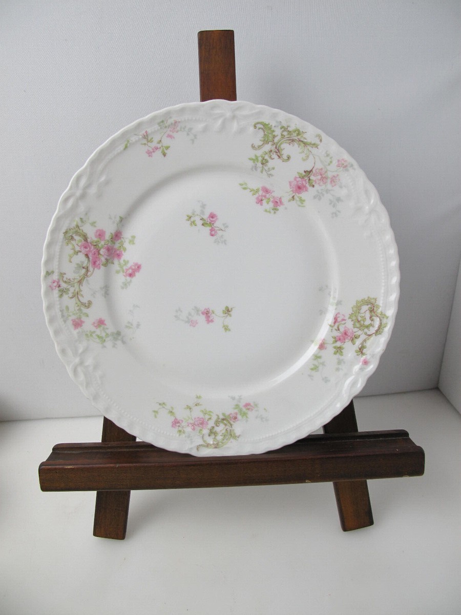 Vintage Rare 76 piece Theodore Haviland/Limoges France Pink Roses
