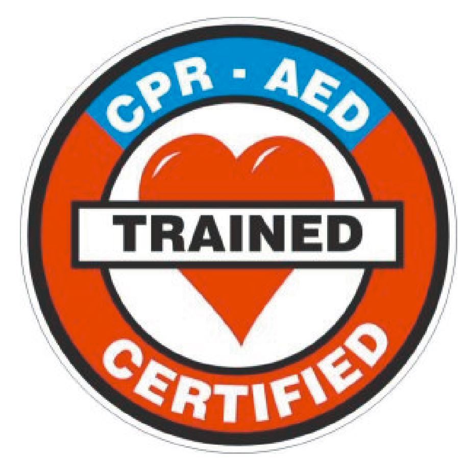 Hard Hat Safety Sticker Certified Trained CPR AED Trained Certified ...