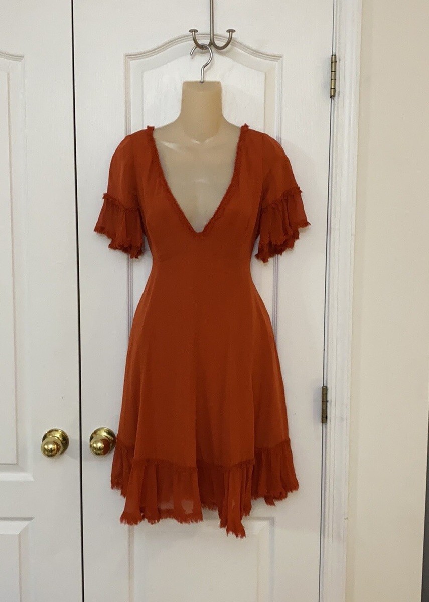 cinq a sept orange dress Cinq A Sept Jamie Dress | Orange