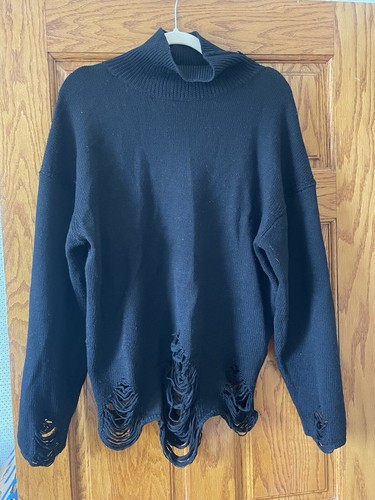 Iro Jeans Distressed Sweater Size S