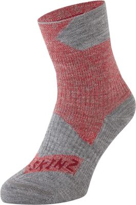 SealSkinz Bircham All Weather Ankle Lenght Sock red - wasserdichte Socken