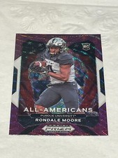 2021 Panini Prizm Draft Picks All-American Purple Wave Rondale Moore Rookie RC
