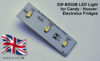 UK Hoover/Candy/Electrolux Kühl-Gefrierkombination LED-Licht Baugruppe SW-BX02B/49031078