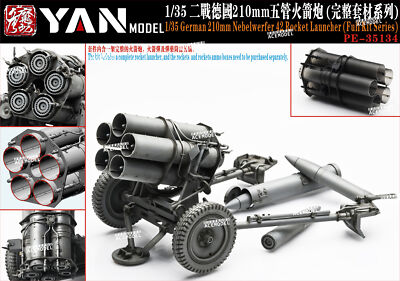 1/35 German Nevelwerfer 42 210mm Rocket Launcher w/HE Canisters PE Detail-up Set