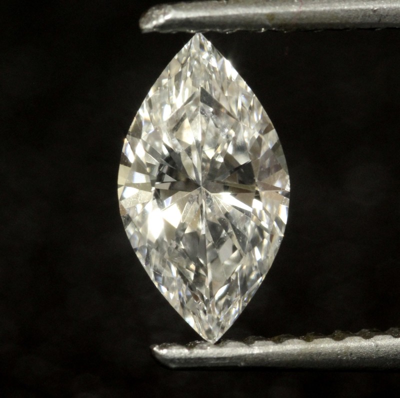 GIA loose certified .56ct SI2 G marquise diamond 8.36x4.58x2.84mm vintage estate