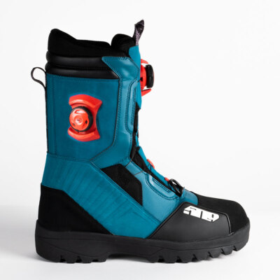 509 Raid Double Boa Snowmobile Boots Sharkskin Size 12