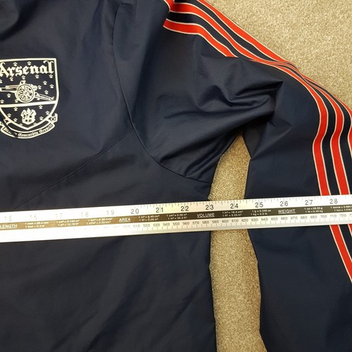 Adidas Arsenal Giacca Uomo Giacca a Vento Media Originale 1990/92 Retro Gunners - Foto 6 di 12
