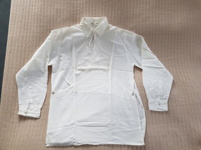 THE REAL THING Herren Sommer Hemd Shirt  Weiss White Gr. L Unique