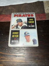 1970 Topps #141 Dave Cash/Johnny Jeter Pirates Rookies