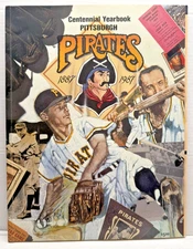 1987 PITTSBURGH PIRATES Yearbook BARRY BONDS 100th Anniversary JIM LEYLAND 1887