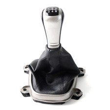 5 Speed Manual Gear Shift Knob Boot Black Fit For 2008 - 2012 Accord Sedan Coupe