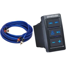PowerBass XL-BTRS Rocker Switch Bluetooth Receiver with AUX in and out with 1...