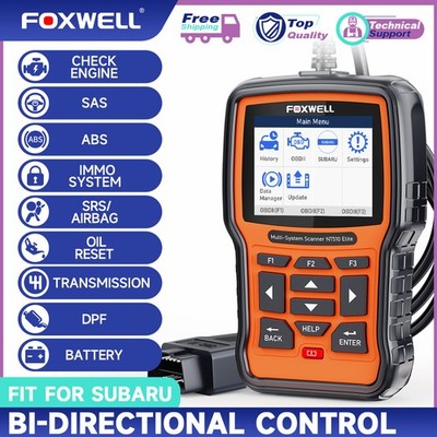 Foxwell NT510 Elite For Subaru Bidirectional Diagnostic Scan Tool Elite Series